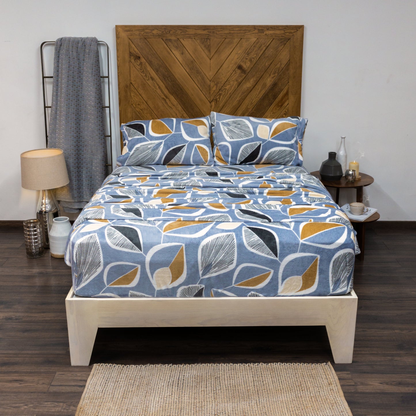 Sábana Flannel King Size ARTEMIS Con 2 Fundas