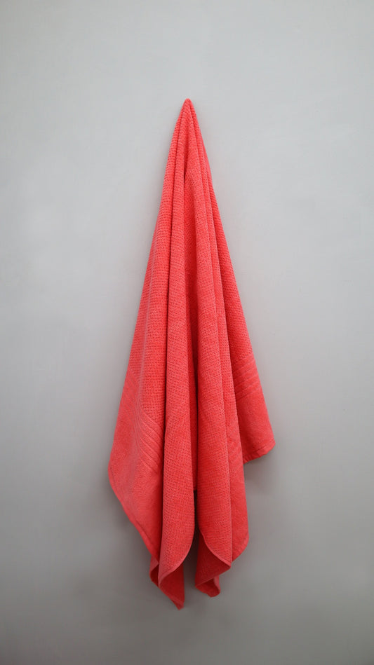 TOALLA DE BAÑO MODELO HB - CORAL
