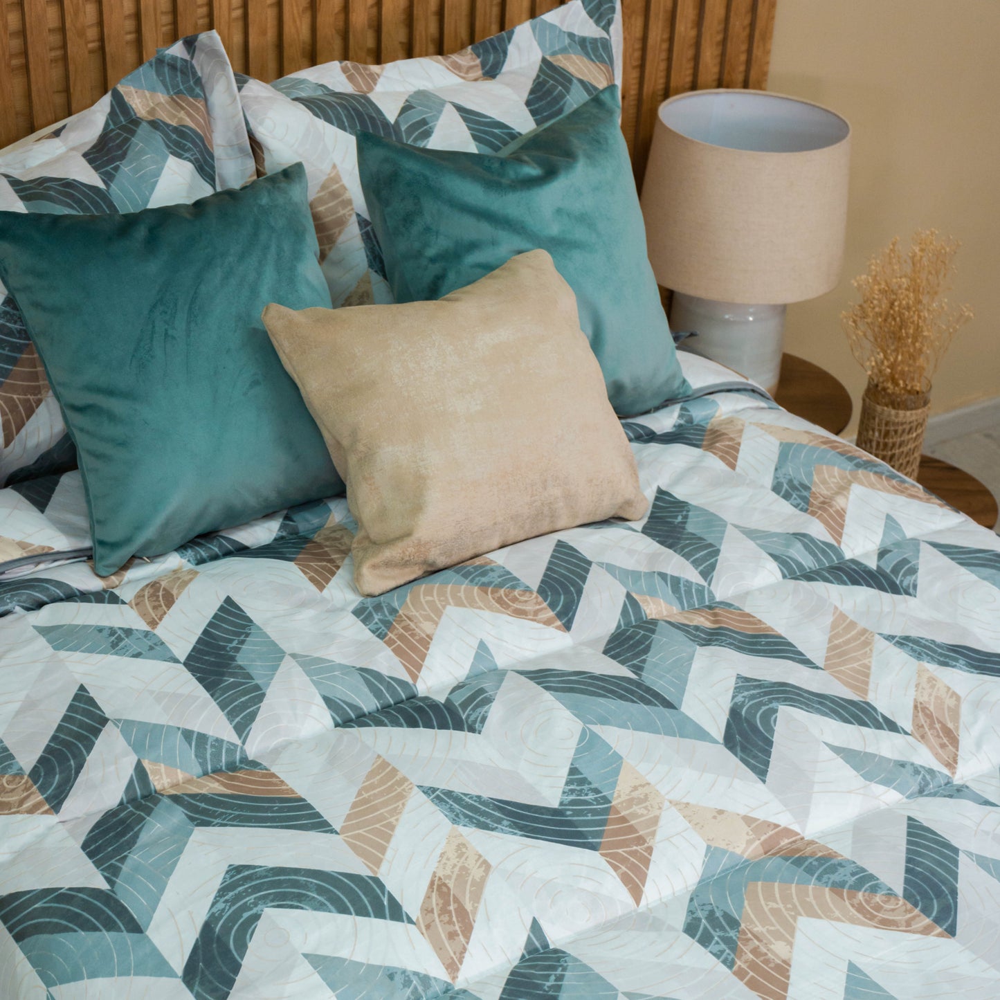 EDREDÓN COZUMEL CAPITONADO ESTAMPADO