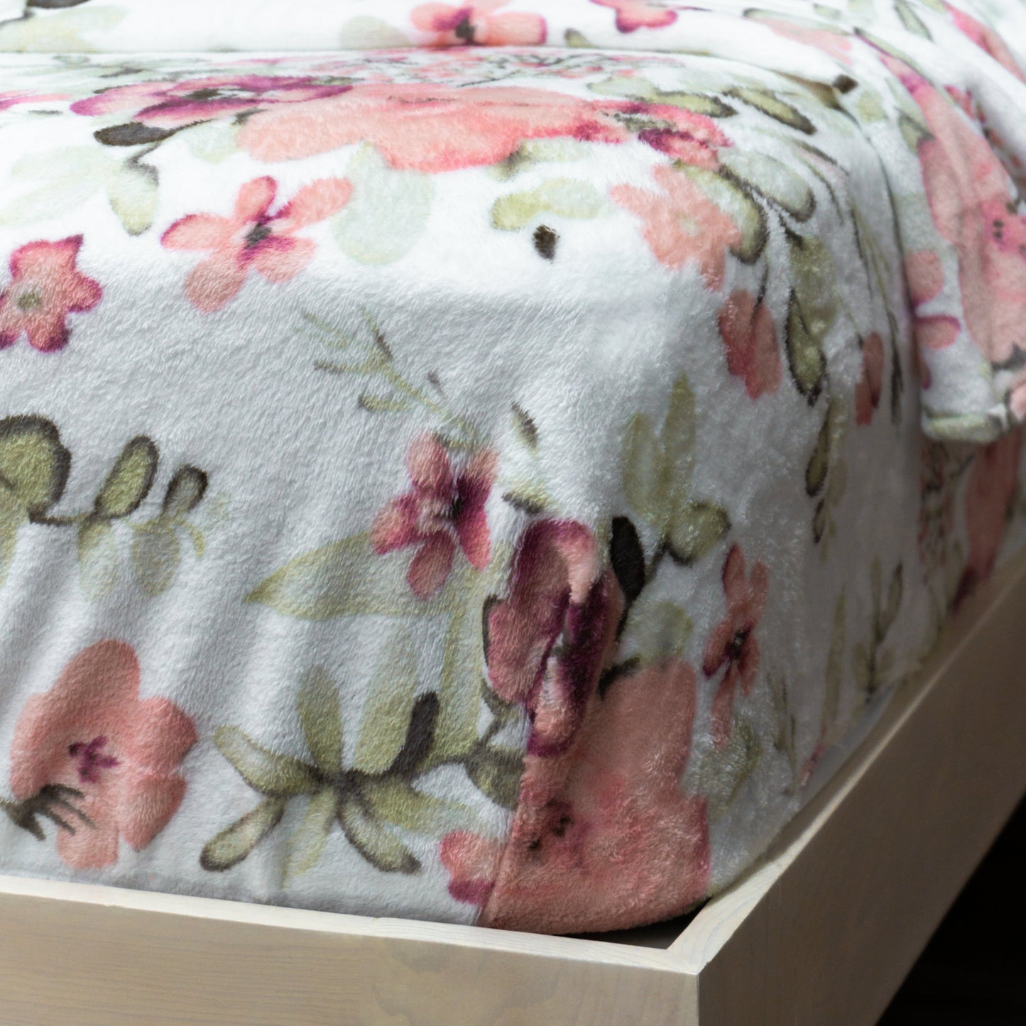 Sábana Flannel King Size FLORENCIA Con 2 Fundas