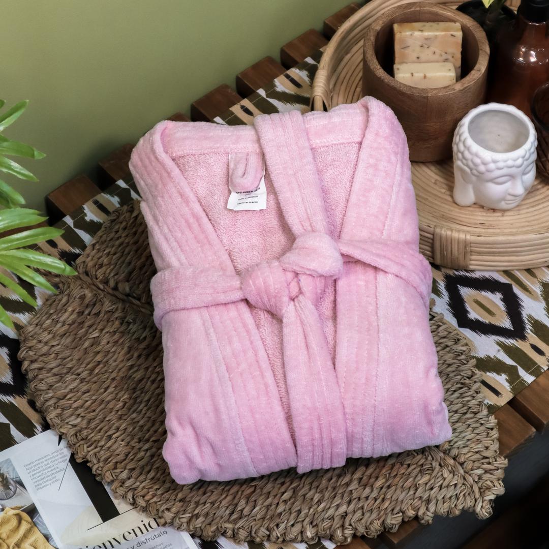 BATA DE BAÑO UNITALLA – Hilo Blanco Hogar®