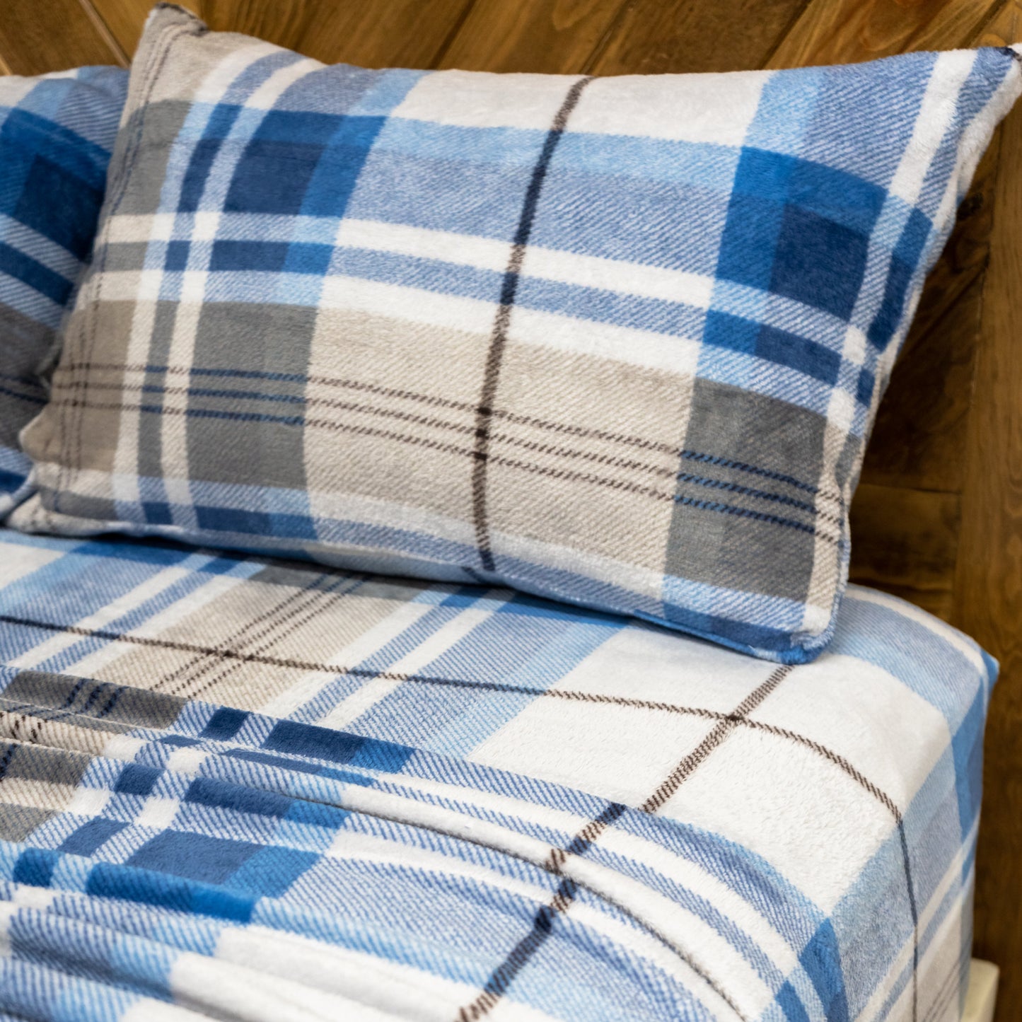 Sábana Flannel Matrimonial VENECIA Con 2 Fundas