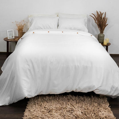 DUVET SATÍN BLANCO con Relleno Matrimonial y King Size