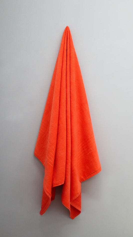 TOALLA DE BAÑO MODELO HB - NARANJA